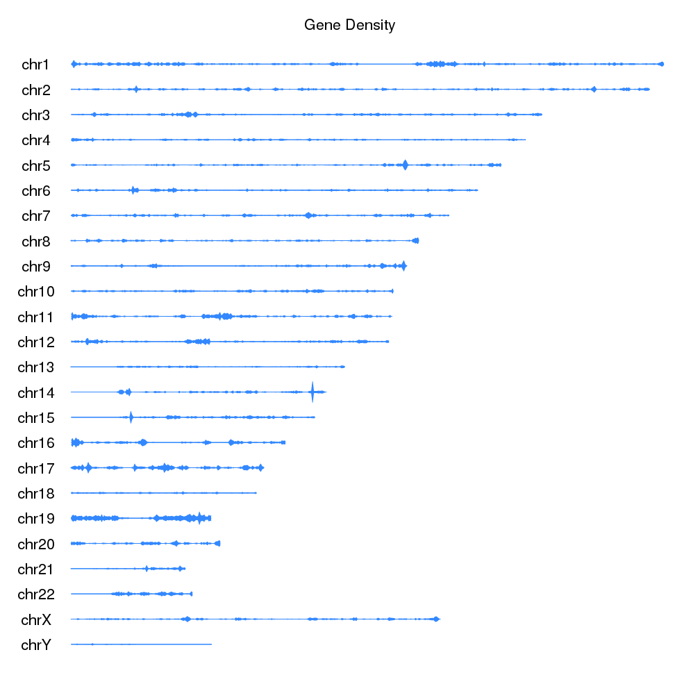 Image of example Gene Density on the Ideogram